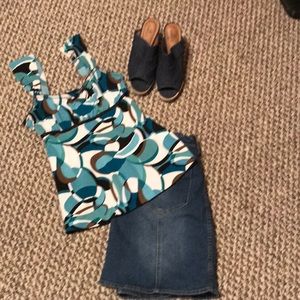 Baby doll summer top size small.